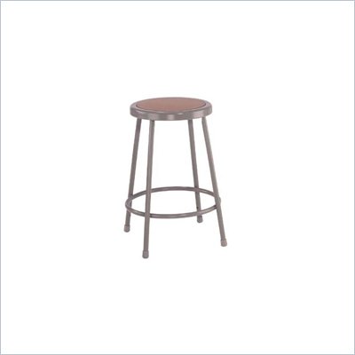 National Public Seating 24" Stool with Hardboard Seat