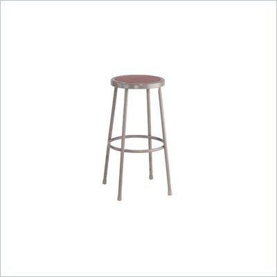 National Public Seating 30" Stool with Hardboard Seat