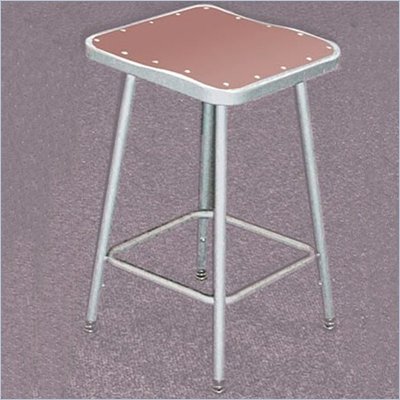 National Public Seating 30" Stool with Hardboard Seat
