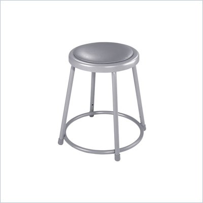 National Public Seating Vinyl Padded Heavy Duty Steel Stool