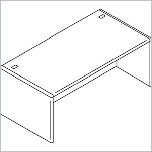 HON 10700 Series Desk Shell