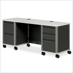HON SmartLink LT2672-23 Double Pedestal Mobile Desk