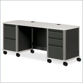 HON SmartLink LT2672-23 Double Pedestal Mobile Desk