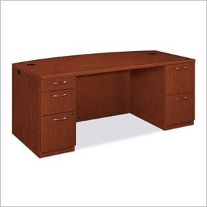HON Park Avenue Bow Front Pedestal Desk