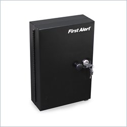 First Alert Locking Steel 28-Key Cabinet with Key Lock