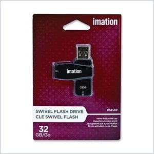 Imation 32GB Swivel USB 2.0 Flash Drive