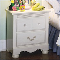 Standard Diana White Wash Nightstand
