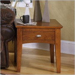 Standard SoHo Amber End Table with Drawer