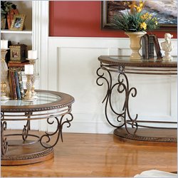 Standard Crescendo 3-Piece Coffee Table Set with Glass Inserts