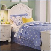 Standard Diana  White Wash Panel Headboard