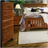 Standard City Park 5 Drawer Chest in Cherry Finish