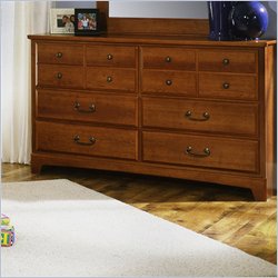 Standard City Park Cherry Six Drawer Double Dresser by Kathy Ireland Home by Standard