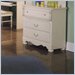 Standard Diana 3 Drawer Chest in White Wash Finish