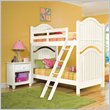 Standard Meadow Gardens Twin over Twin Bunk Bed Set In Summer White Finish