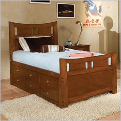 Standard Village Craft Captain's Bed 2 Piece Bedroom Set