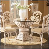 Standard Valencia Garden Round Table with Glass Top