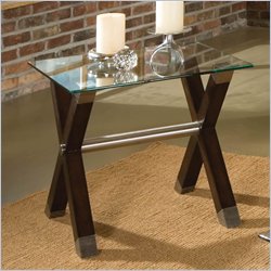 Standard Urban Oasis End Table with Glass Top