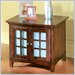 Standard Glasgow Storage End Table In Chocolate Cherry Finish