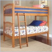 Standard City Park Kids Bunk Bed Set In Cherry