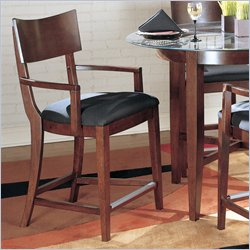 Standard Bay Heights Deep Brown 24 Inch Stool (Set of 2)