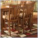 Standard Mission Hills Chestnut Brown 24 Inch Stool (Set of 2)