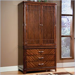 Standard Pacific Rim Mocha Brown TV Armoire