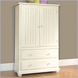 Standard Summer Hill Country White TV Armoire