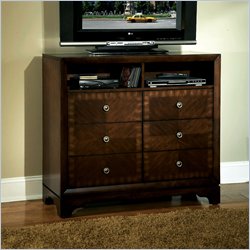 Standard Prelude Chest and Entertainment Console in Deep Chocolate Brown Finish