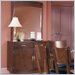 Standard Bay Heights Deep Brown Server and Mirror