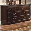 ADD TO YOUR SET: Standard Sorrento Drawer Double Dresser in Olympus Brown