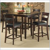 Standard Furniture Pendelton 5 Piece Counter Height Dining Table Set