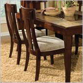 Standard Furniture Laguna Side Chair in Dark Merlot Finish