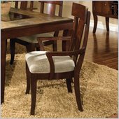 Standard Furniture Laguna Arm Chair in Dark Merlot Finish