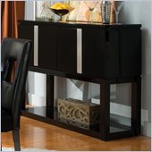 Standard Furniture Folio Sideboard in Black High Gloss Finish