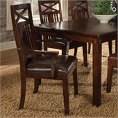 Standard Furniture Sonoma Arm Chair in Warm Oak Finish