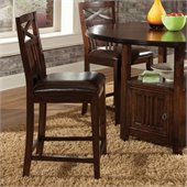 Standard Furniture Sonoma Stool in Warm Oak Finish