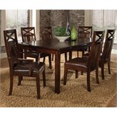 Standard Furniture Sonoma 7 Piece Dining Set in Warm Oak