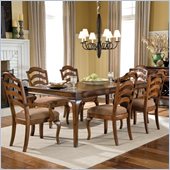Standard Furniture Crossroad Dining Table in Rustic Brown