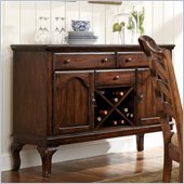Standard Furniture Crossroad Server in Rustic Brown