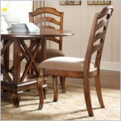 Standard Furniture Crossroad Side Chair in Rustic Brown
