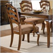 Standard Furniture Crossroad Arm Chair in Rustic Brown