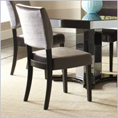 Standard Furniture Parisian Side Chair in Charcoal Gray Velvet