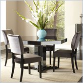 Standard Furniture Parisian Octagon Dining Table in Gloss Black