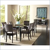 Standard Furniture Parisian 7 Piece Dining Set in Gloss Black