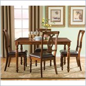 Standard Furniture Gatsby Dining Set in Warm Brown Cherry