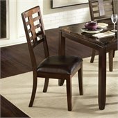 Standard Furniture Bella Side Chair in Chocolate Cherry