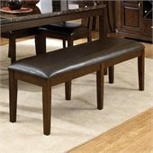 Standard Furniture Bella Bench in Chocolate Cherry