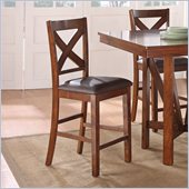 Standard Furniture Sundance Stool in Rich Brown