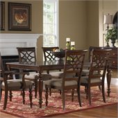 Standard Furniture Woodmont Dining Table with Leaf in Brown Cherry