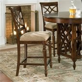 Standard Furniture Woodmont Stool in Brown Cherry